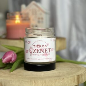 Titkos üzenet gyertya-Vetkőzz